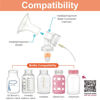 Picture of Maymom MyFit 10 mm Small Shields, Compatible with Medela Breast Pump- PersonalFit, Freestyle, Harmony, Maxi, Flex Connector, Connect to Widemouth/Narrow Connector, 2pcs