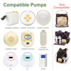 Picture of Maymom Connector Valve Compatible with Medela Pump in Style MaxFlow, Freestyle Flex, Swing Maxi, Sonata, Freestyle Breastpumps Not Original Medela Pump Parts Replace Medela PersonalFit Flex Connector