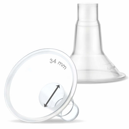 Picture of Maymom 34 mm Extra Large Breastshield Compatible with Medela Breast Pumps. 2ct/pk