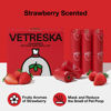 Picture of VETRESKA Strawberry Scented Dog Poop Bags, Leak Proof, Extra Thick and Large Pet Waste Bags for Dogs Walking and Cat Litter, 20 Refill Rolls, 300 Bags, Red