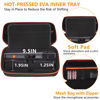 Picture of Wireless Microphone Case Compatible with JBL Wireless Two Microphone System, Dual Wireless Microphone Case for Party Box, Singing Karaoke for JBL Mic, Receiver, Adapter, AA Batteries-Orange (Box Only)