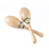 Picture of Musfunny Maracas Hand Percussion Rattles,Beech Wood Material Rumba Shakers with Clear and Professional Sounds Musical Instrument for Party,Games (Natural)