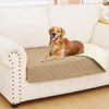 Picture of Smiry Waterproof Dog Blanket, Reversible Dog Bed Cover Pet Blanket, Soft Couch Cover for Dogs Washable, Bed Couch Sofa Furniture Protector for Puppy Cat Kids (30"x53", Camel/Beige)