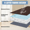 Picture of Smiry Waterproof Dog Blanket, Reversible Dog Bed Cover Pet Blanket, Soft Couch Cover for Dogs Washable, Bed Couch Sofa Furniture Protector for Puppy Cat Kids (82"x120", Chocolate/Dark Grey)