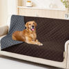 Picture of Smiry Waterproof Dog Blanket, Reversible Dog Bed Cover Pet Blanket, Soft Couch Cover for Dogs Washable, Bed Couch Sofa Furniture Protector for Puppy Cat Kids (68"x82", Chocolate/Dark Grey)
