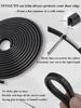 Picture of SYOAUTO 13Ft(4M) Door Edge Guard Black Car Door Edge Guards Door Edge Protector for Cars Rubber Auto Door Trim U Shape Build in Metal Sheet No Need Adhesive Easy to Cut Door Guards for Most Cars
