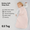 Picture of BubblePanda Rayon Made from Bamboo Sleep Sack 12-18 Months 0.5 Tog Soft Lightweight Toddler Sleep Sack 1t for Babies 2-Way Zipper Wearable Blanket Baby 12 Months