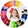 Picture of 25PCS Big 6 Inch Hair Bows for Girls Grosgrain Ribbon Toddler Hair Accessories with Alligator Clips for Toddlers Baby Girls Kids Teens