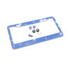 Picture of Bling Car License Plate Frame, Sparkly Rhinestone Stainless Steel License Plate Cover/Holder, Universal for Most Cars, SUVs, Vehicles with Screw Set, Auto Accessories for Women (Deep Blue)