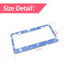 Picture of Bling Car License Plate Frame, Sparkly Rhinestone Stainless Steel License Plate Cover/Holder, Universal for Most Cars, SUVs, Vehicles with Screw Set, Auto Accessories for Women (Deep Blue)