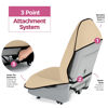 Picture of lebogner Waterproof Sweating Car Seat Cover for Post Gym Workout, Running, Swimming, Beach and Hiking, Universal Fit Anti-Slip Bucket Seat Protector for Cars, SUVs and Trucks, Machine Washable, Beige