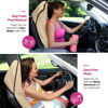 Picture of lebogner Waterproof Sweating Car Seat Cover for Post Gym Workout, Running, Swimming, Beach and Hiking, Universal Fit Anti-Slip Bucket Seat Protector for Cars, SUVs and Trucks, Machine Washable, Beige