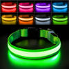 Picture of PcEoTllar Light up Dog Collar for Night Walking - LED Dog Collar Light Rechargeable Color Changing, Glow in The Dark Dog Collars Waterproof Glowing Dog Collars for Large Small Medium Dogs