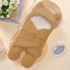 Picture of Nunibum Baby Swaddle Blanket Boys Girls Cute Bear Plush Essential Receiving Blanket Ultra-Soft Newborn Registry Sleeping Wraps for Infant 0-6 Months - Brown