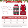Picture of PUPTECK Christmas Dog Sweaters for Cold Weather, Soft Outfit Warm Winter Coat Knitted Dog Clothes for Small Medium Large Doggies Puppy Indoor Outdoor Walking, Colorful Design, Classic
