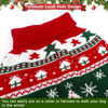Picture of PUPTECK Christmas Dog Sweaters for Cold Weather, Soft Outfit Warm Winter Coat Knitted Dog Clothes for Small Medium Large Doggies Puppy Indoor Outdoor Walking, Colorful Design, Classic