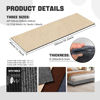 Picture of Cat Scratching Climbing Carpet Mat, Adhesive Trimmable Cat Scratcher Furniture Protector, Cat Post Covered Pad Replacement for DIY Cat Tree Shelf Steps Couch Corner Wall (Khaki, 39.3x15.8Inch)