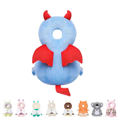 Picture of Raelitego Baby Head Protector Backpack for Falling Crawling and Walking Toddler Essentials Infant Toys Helmets Baby Lover Gifts for 0.5-3 Years 6-12 Months