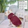 Picture of BEAUTYZOO Dog Fleece Vest Sweater Winter Jacket for Small and Medium Large Dogs with D-Ring Leash Cold Weather Coat Hoodie for XS S M Dogs Boy or Girls, Wine Red XL