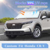 Picture of Car Windshield Sun Shade for Honda CRV 2023 2024 2025, 4-Layer Front Window Shade Cover Protector Custom Fit CR-V SUV Accessories Sun Visor Screen 240T Retractable Sunshade Blocks UV Rays