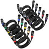 Picture of EBXYA XLR Cables 6ft 10 Pack - Premium 3 Pin Male to Female Microphone Cable Suitable for Speakers, Mixer, Stage Lighting
