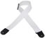 Picture of Levy's Leathers 2" Polypropylene Guitar Strap with Genuine Leather Ends and Tri-glide Adjustment; White (M8POLY-WHT)