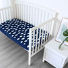 Picture of Crib Sheets for Boys and Girls Fitted 4 Pack - Breathable, Soft Microfiber Baby Sheets in Grey, Navy and White