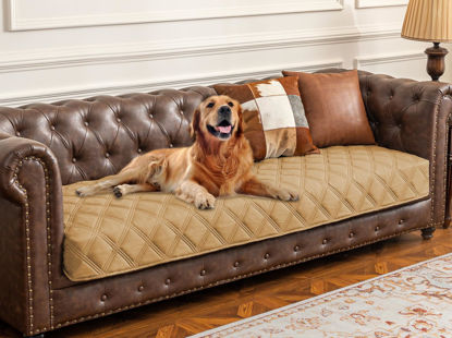 Picture of Ameritex Waterproof Dog Bed Cover Pet Blanket with Anti-Slip Back for Furniture Bed Couch Sofa