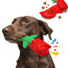 Picture of lilfrd Rose Puzzle Dog Toy, Valentine's Day & Christmas Gift, Squeaky Crinkle Enrichment Snuffle Mat, for Small Medium Large Dogs & Puppies