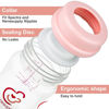 Picture of NENESUPPLY Storage Bottles Collection Bottles for Spectra S1 S2 Motif Luna Breast Pumps 4pc 9oz 280ml With Collar and Sealing Discs. Breastmilk Storage Replace Spectra Bottles Wide-Mouth Bottles