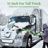 Picture of SEAAES 51 Inch Ice Scraper and Snow Brush with Squeegee, Extendable Snow Ice Removal with Foam Grip for Windshield SUV Truck Vehicle Window
