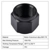 Picture of EVIL ENERGY 4AN Flare Cap Block off Fitting Plug Black