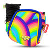 Picture of bubblebum Inflatable Backless Booster Car Seat, Portable Travel Booster Seat, Booster Seats for Cars 40-100 lbs Kids, Foldable Compact Car Seat, Child/Toddlers 4-10 Years Old - Rainbow