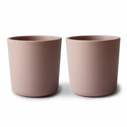 Picture of mushie Dinnerware Cups For Kids 7 fl. oz. | Made in Denmark, Set of 2 (Blush)
