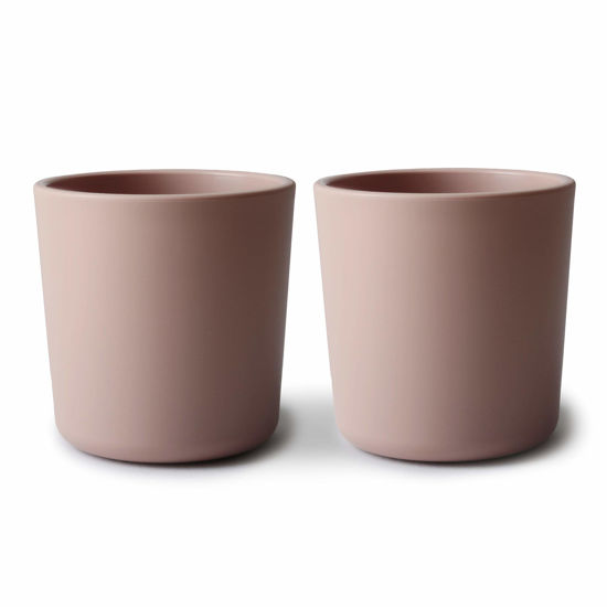 Picture of mushie Dinnerware Cups For Kids 7 fl. oz. | Made in Denmark, Set of 2 (Blush)