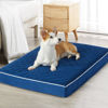 Picture of WNPETHOME Orthopedic Dog Beds for Medium Dogs, Small Waterproof Dog Bed with Removable Washable Cover & Anti-Slip Bottom, Multi-Needle Quilting Pet Bed (Blue)