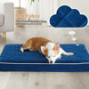 Picture of WNPETHOME Orthopedic Dog Beds for Medium Dogs, Small Waterproof Dog Bed with Removable Washable Cover & Anti-Slip Bottom, Multi-Needle Quilting Pet Bed (Blue)