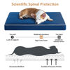 Picture of WNPETHOME Orthopedic Dog Beds for Medium Dogs, Small Waterproof Dog Bed with Removable Washable Cover & Anti-Slip Bottom, Multi-Needle Quilting Pet Bed (Blue)