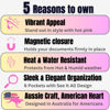 Picture of Pink Magnetic Shut Insurance and Registration Holder, Premium PU Leather Glove Box Organizer for Car, Popular Car Accessories for Girls, Organize Vehicle Documents with style, Size 9.5 in x 5.1 in