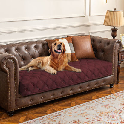 Picture of Ameritex Waterproof Dog Bed Cover Pet Blanket with Anti-Slip Back for Furniture Bed Couch Sofa