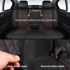 Picture of HChengkikz Leather Car Seat Covers,Breathable and Waterproof Seat Cover Full Set,PU Premium Universal Fit Automotive Airbag Compatible for Cars Sedans SUVs Vans and Trucks(Full Seat,Black+Redline,N1)