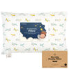 Picture of KeaBabies Toddler Pillow with Pillowcase, Jumbo 14X20 - Soft Organic Cotton Toddler Pillows for Sleeping - Machine Washable - Perfect for Travel, Toddler Bed Set (Plane)