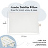 Picture of KeaBabies Toddler Pillow with Pillowcase, Jumbo 14X20 - Soft Organic Cotton Toddler Pillows for Sleeping - Machine Washable - Perfect for Travel, Toddler Bed Set (Plane)