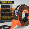 Picture of Nilight 3" x 20' Recovery Tow Strap Kit with 2Pcs 3/4" Anti-Theft D-Ring Shackles and Storage Bag Tow Rope for Car Truck SUV ATV (MBS 31500LBS)