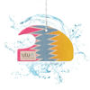 Picture of ulu Lagoon Hanging Car Air Freshener | Tropical Beach Coconut Surf Wax Scent Mini Wave | Long Lasting Car Freshener, Closet and Beyond | Made In USA | 3 Pack (80'S)