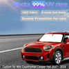 Picture of Sun Shade Sunshade for 2017-2024 Mini Countryman Cooper F60 SUV Windshield Cover, 2-Layers Sun Shield 240T Silver Coating Sun Visor Foldable Window Shade Blocks UV Rays Car Accessories