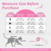 Picture of rabbitgoo Cat Harness and Leash Set for Walking Escape Proof, Adjustable Soft Kittens Vest with Reflective Strip for Cats, Comfortable Outdoor Vest, Pink, M