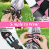 Picture of rabbitgoo Cat Harness and Leash Set for Walking Escape Proof, Adjustable Soft Kittens Vest with Reflective Strip for Cats, Comfortable Outdoor Vest, Pink, M