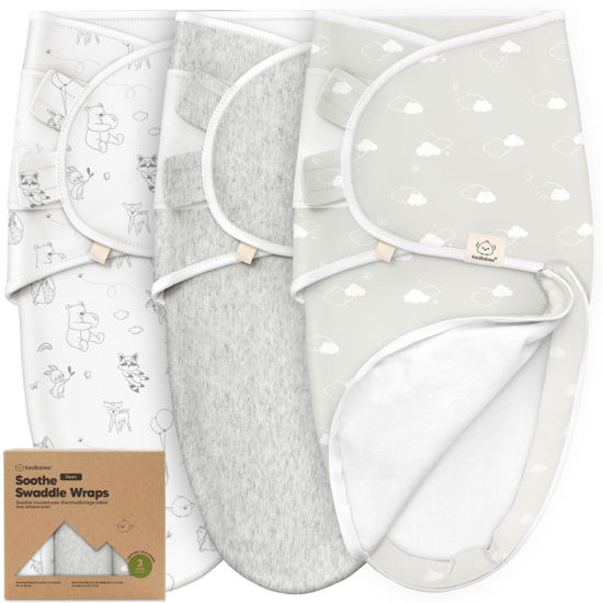 Picture of Baby Swaddle Sleep Sacks with Zipper - 3-Pack Newborn Swaddle Sack, Baby Swaddles Sleep Sack 3-6 Months, Wearable Blanket Baby, Baby Swaddle Blanket Wrap, Swaddle Sack,Easy Change Swaddle(Aspire, L)