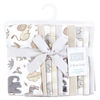 Picture of Hudson Baby Unisex Baby Flannel Burp Cloth 10pk, Neutral Safari, One Size